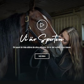 Svensk Travsportin Vi är Sporten -kampanjalla halutaan tuoda monipuolisesti esiin erilaisia ihmisiä raviurheilun parissa.