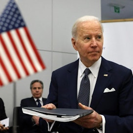 Yhdysvaltain presidentti Joe Biden osallistui Brysselissä myös G7-huippukokoukseen. LEHTIKUVA / AFP