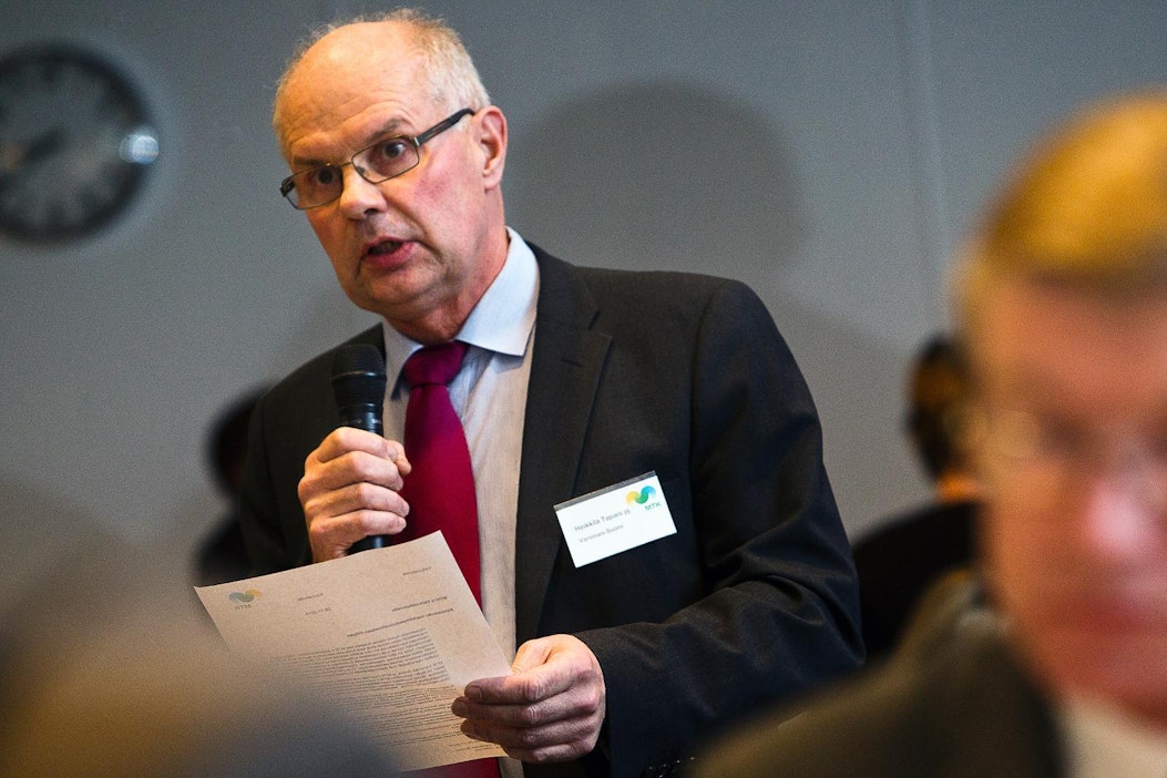 MTK Varsinais-Suomen puheenjohtaja Tapani Heikkilä.