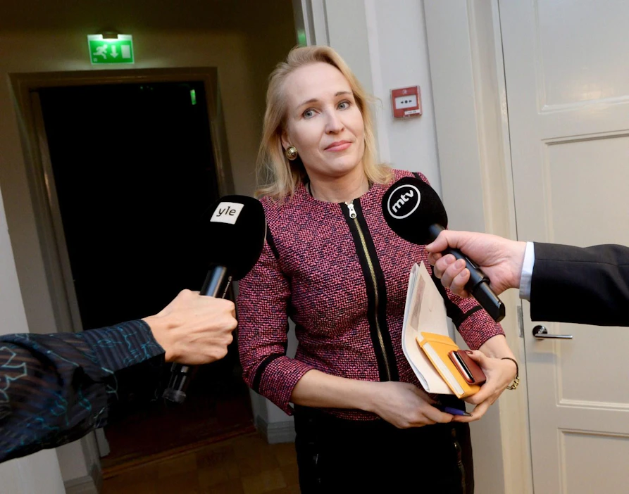 Minna Helle kertoi sovun löytymisestä Twitterissä. LEHTIKUVA / Mikko Stig