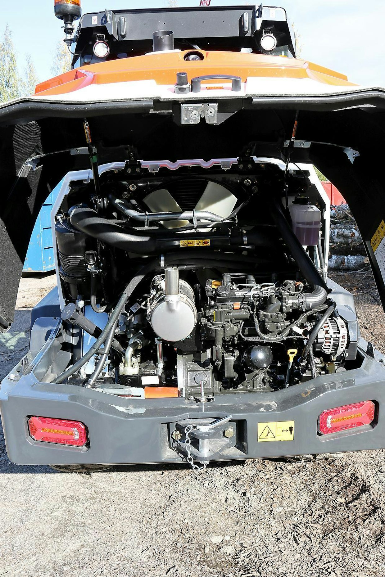 Bobcatin oma 50,7 kilowattinen moottori täyttää viimeisimmät päästömääräykset.
