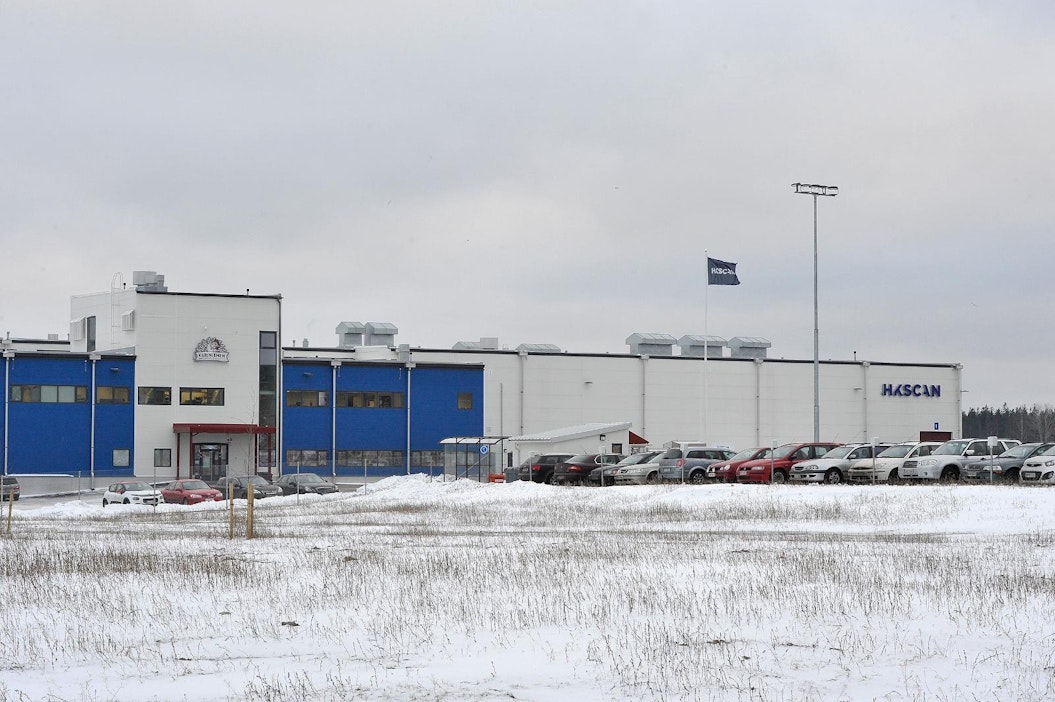 Kuvassa Rauman siipikarjatehdas.