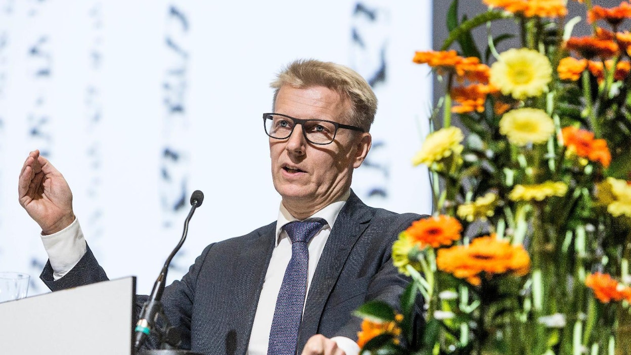 Metsiten talouskäytölle ei ole esteitä, minkä vuoksi Suomi hyötyy ilmastosopimuksesta, sanoo Kimmo Tiilikainen. Kuva on otettu marraskuun metsäpäiviltä.