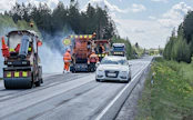 Tietyömailla turvallisuus vaatii nopeusrajoitusten noudattamista.