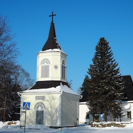 Lapinjärven kirkko. Kuvituskuva.