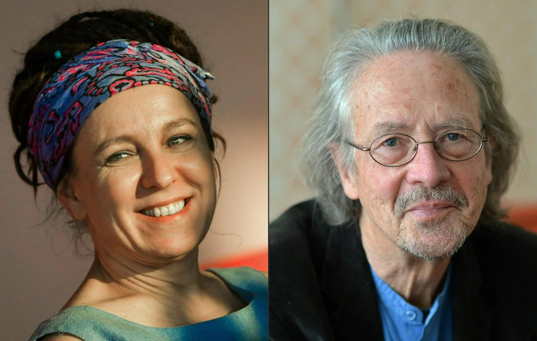 Viime ja tämän vuoden Nobelin kirjallisuuspalkinnon saavat puolalainen Olga Tokarczuk ja itävaltalainen Peter Handke.