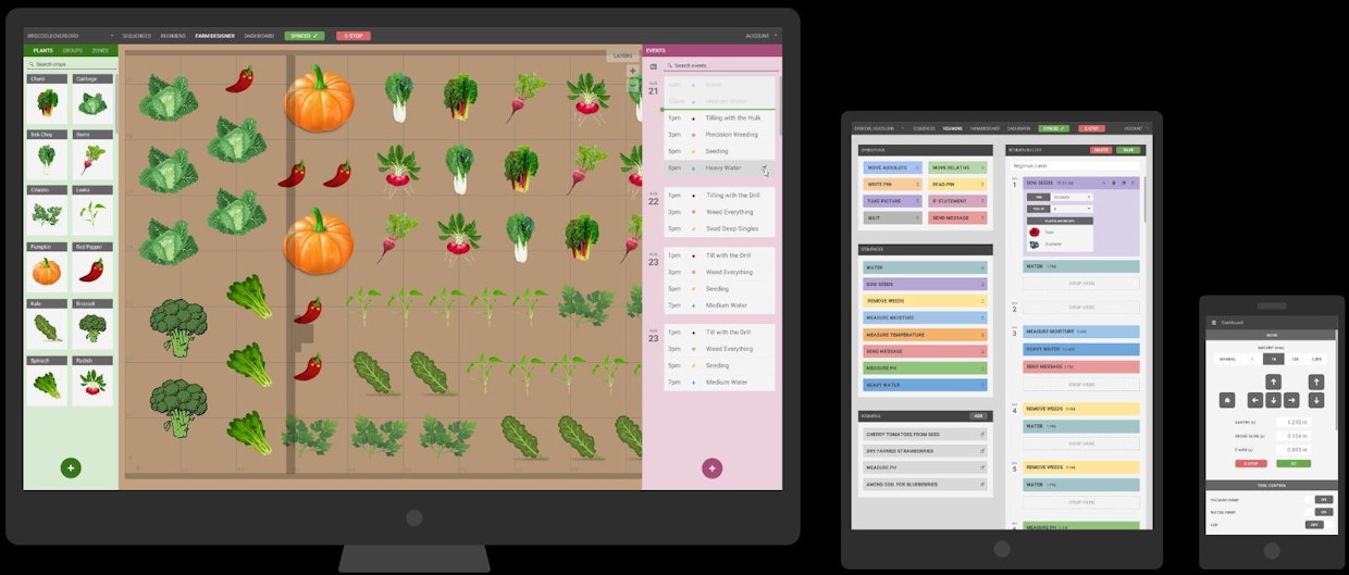 FarmBot ”automatisoitua kasvilavaa” ohjataan millä tahansa älylaitteella.