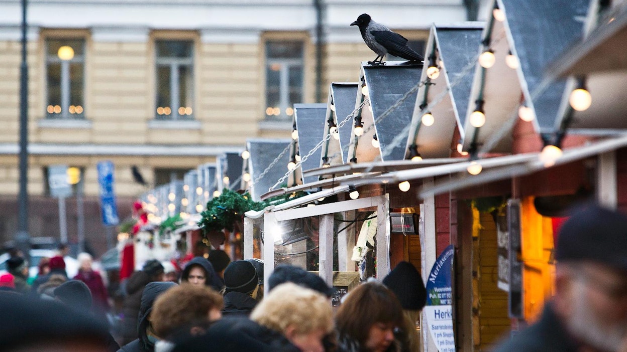 Tuomaan markkinat järjestetään Senaatintorilla.