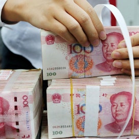 Yhdysvaltojen ja Kiinan välit kiristyivät, kun Yhdysvallat määräsi tulleja kiinalaistuotteille, joita tuodaan maahan vuosittain yli 29 miljardin euron arvosta. Lehtikuva/AFP