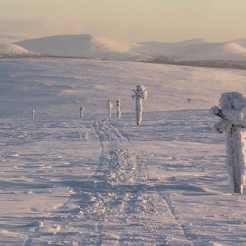 Pohjoisessa Suomessa lumikuorma on jäänyt alkuvuonna huomattavasti jälkeen keskimääräisestä.