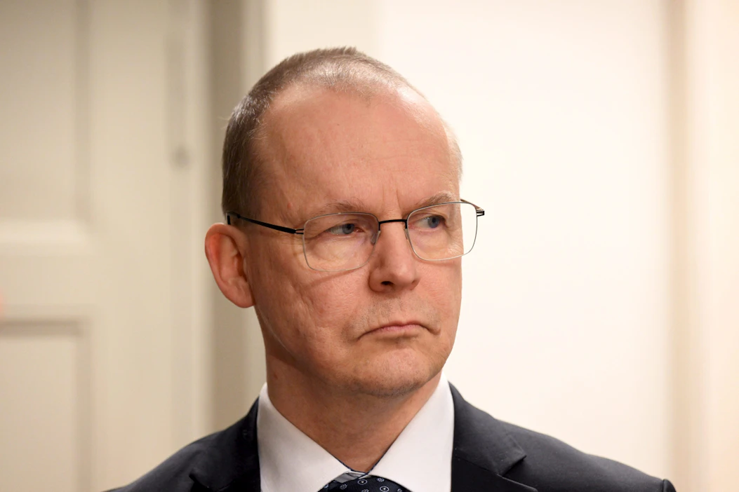 Teknologiateollisuuden toimitusjohtaja Jarkko Ruohoniemi ei halunnut kommentoida ratkaisun sisältöä ennen kuin Teollisuusliitto kertoo päätöksestään. Arkistokuva. LEHTIKUVA / Vesa Moilanen.