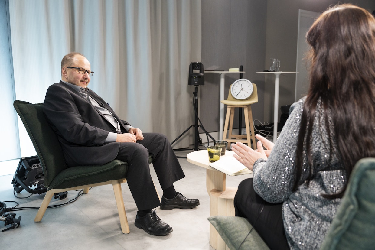 Ilari Pirttilää haastatteli MT:n toimituspäällikkö Stina Haaso.