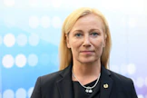 Puheenjohtaja Katarina Murto korostaa OAJ:n toivovan edelleen, että hallitus peruisi vientimallilain tai vaihtoehtoisesti ottaisi sen suhteen aikalisän. LEHTIKUVA