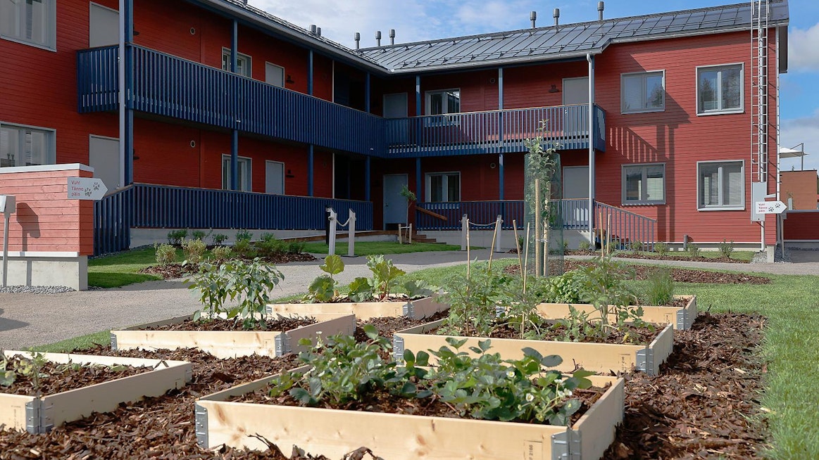 Tuusulan asuntomessualueella kaikista taloista laskettiin niiden hiilijalanjälki ja hiilikädenjälki.