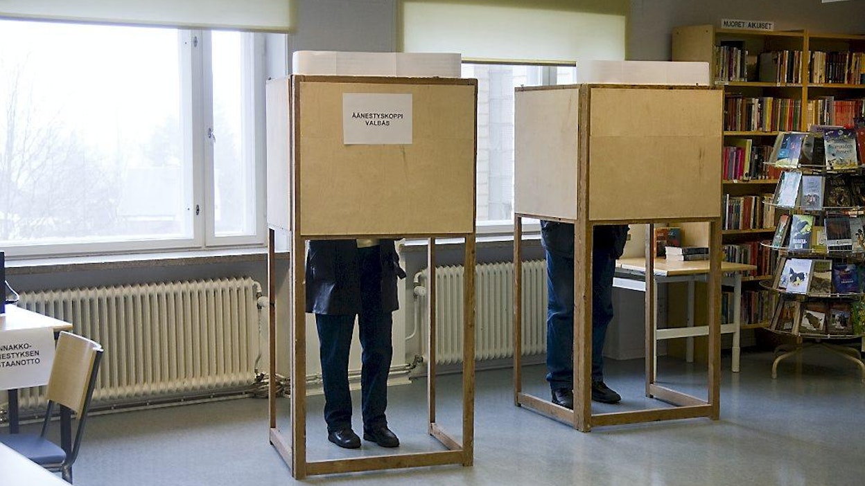 Ennakkoäänestys tuntematon äänestäjä vaalit