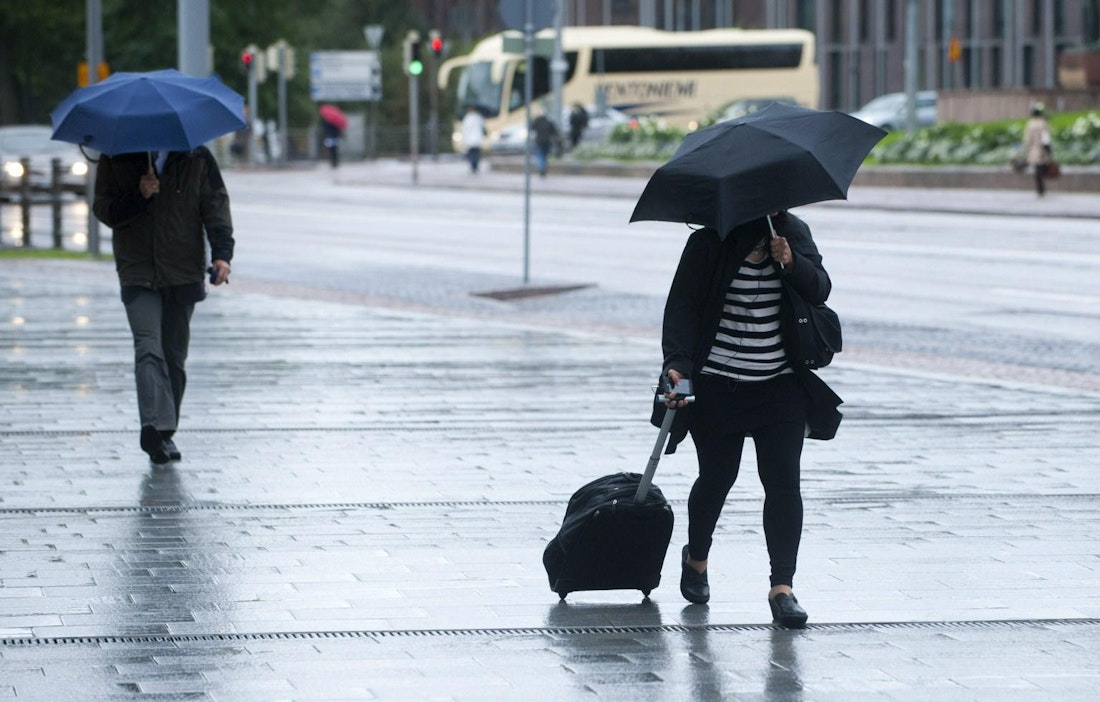 Matalapaine työ myräkän Suomeen.