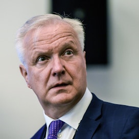 Kärkiehdokkaiden joukossa on lehden tietojen mukaan Olli Rehn. LEHTIKUVA / EMMI KORHONEN