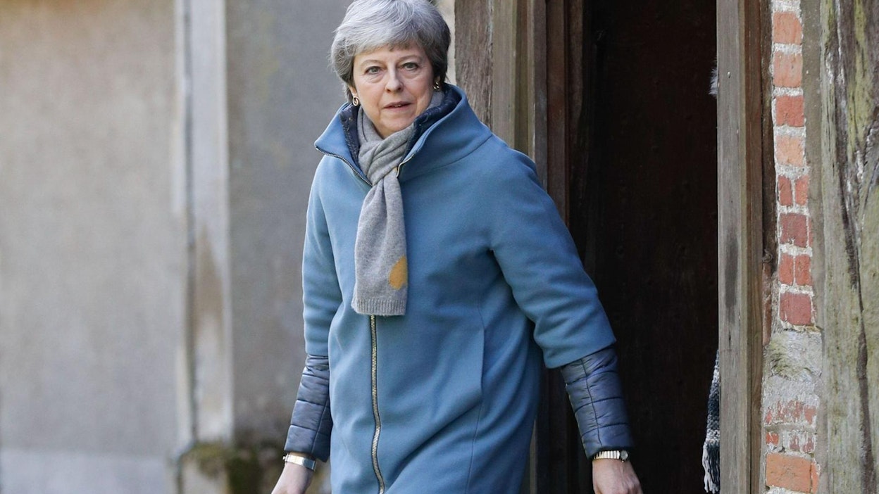 Pääministeri Theresa Mayn asema on käynyt entistä tukalammaksi. Lehtikuva / AFP