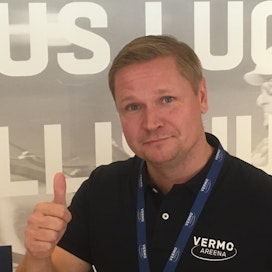 Peukku ylös. Heikki Häyhän johtama Vermo haravoi päärata-äänestyksessä suurimman saaliin.