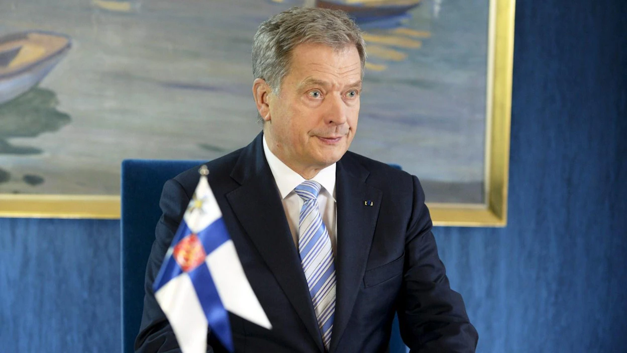 Presidentti Sauli Niinistön lisäksi Valkoisessa talossa vierailevat muut Pohjoismaiden johtajat. LEHTIKUVA / Vesa Moilanen