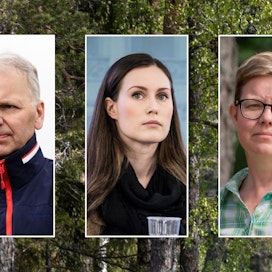 Hallituksessa humisee: Jari Leppä kannattaa Sanna Marinin metsäpuheita, Krista Mikkonen on eri linjoilla.