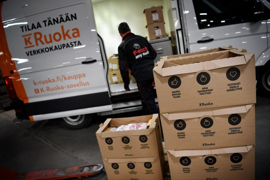 Keskon ruoan verkkokauppa kasvoi vuositasolla yli 500 prosenttia.