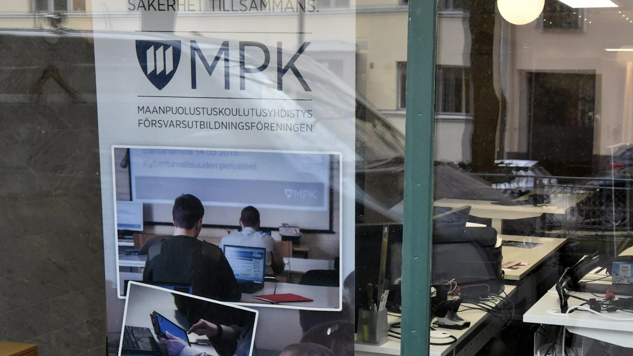 Maanpuolustuskoulutusyhdistyksen (MPK) keskustoimisto Helsingissä helmikuussa 2020. LEHTIKUVA / JUSSI NUKARI