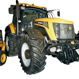 ”Traktorin näköinen” JCB 8000 -sarja liikkuu jatkossa AGCO:n Sisu Power SCR-moottoreiden voimin. 8,4-litraisten kuutosten tehot ovat mallikohtaisesti 208 ja 228 kW ja väännöt 1195 ja 1310 Nm. Portaaton voimansiirto tulee Fendtiltä. Molemmat akselit on erillisjousitettu ja kaikissa pyörissä on paineilma-avusteiset, lukkiutumattomat ABS-levyjarrut. JCB Agri Finland, Espoo. (HH)