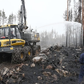 Kalajoella paloi pari viikkoa sitten noin 400 hehtaaria metsää. Sammutustyöt jatkuivat päiväkausia.