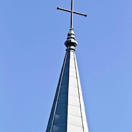 Kirkko puukirkko uskonto Rautjärvi