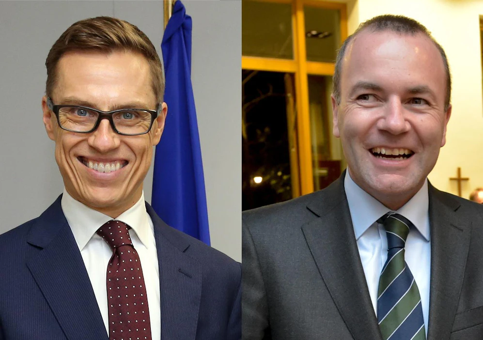 Alexander Stubb ja Manfred Weber väittelevät keskiviikkoiltana ja pitävät puheet torstaina.