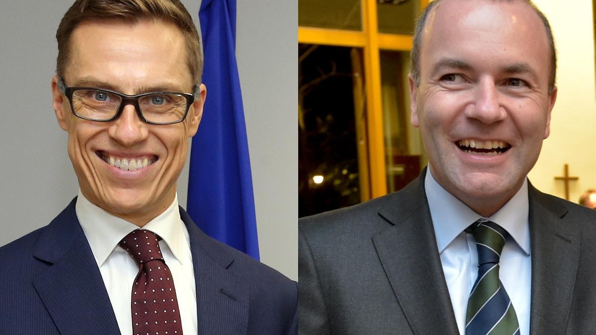 Alexander Stubb ja Manfred Weber väittelevät keskiviikkoiltana ja pitävät puheet torstaina.