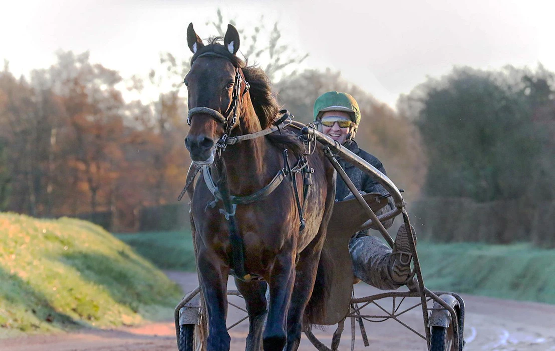 Kuvassa Bold Eaglen rattailla treenaava Sebastién Guarato sai Vermon UET Grand Prix -finaaliin tiistain Vincennesin karsinnoista kaksi valmennettavaansa.