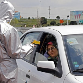 Iran kuuluu koronaviruksen pahimmin runtelemiin maihin maailmassa. Lehtikuva/AFP