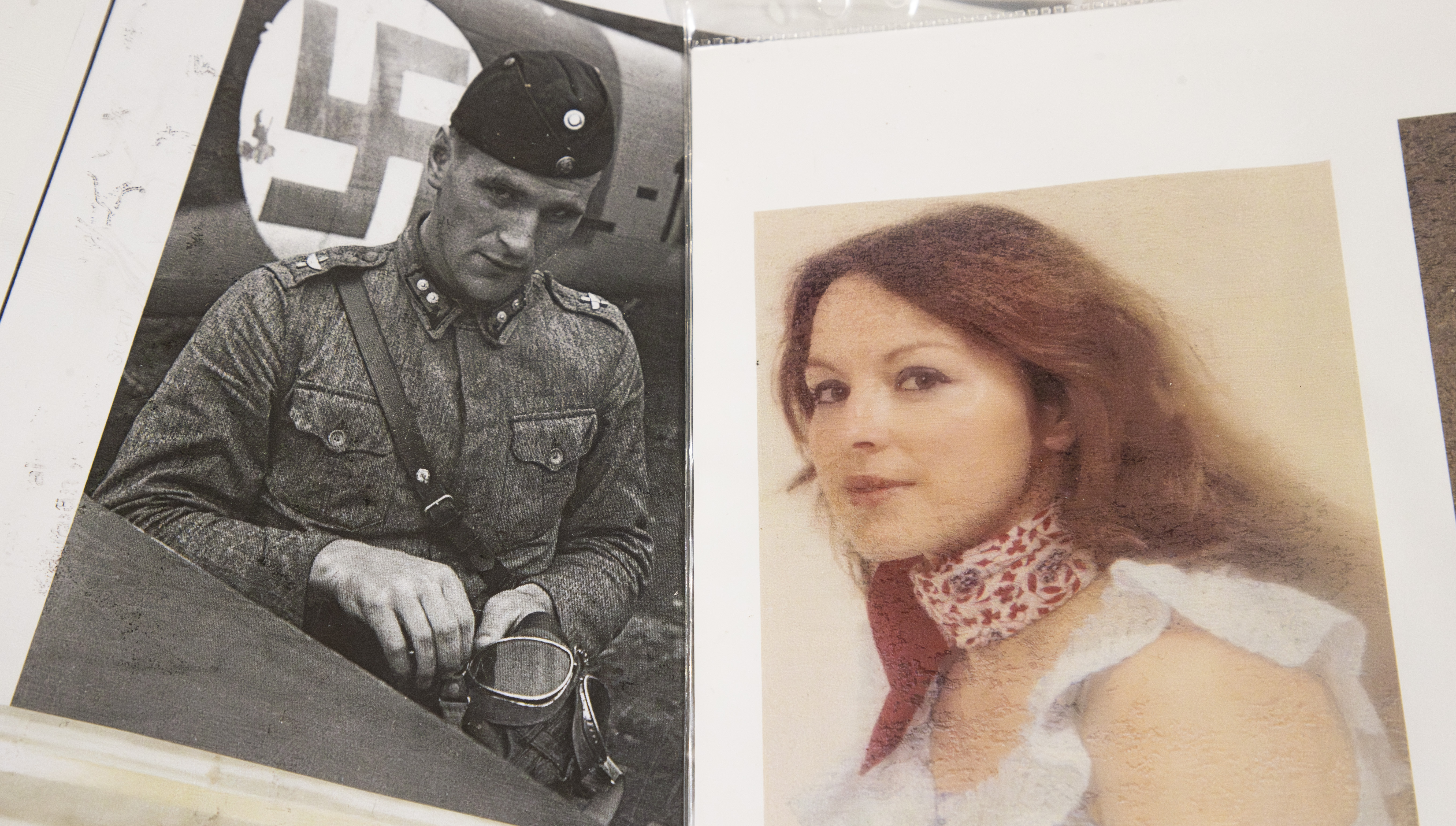 Tuusulalainen Rolf Winqvist tapasi Gabrielle Benderin (oik.) äidin 1943, kun hänet määrättiin Saksaan oppimaan upouuden pommikoneen hienouksia.