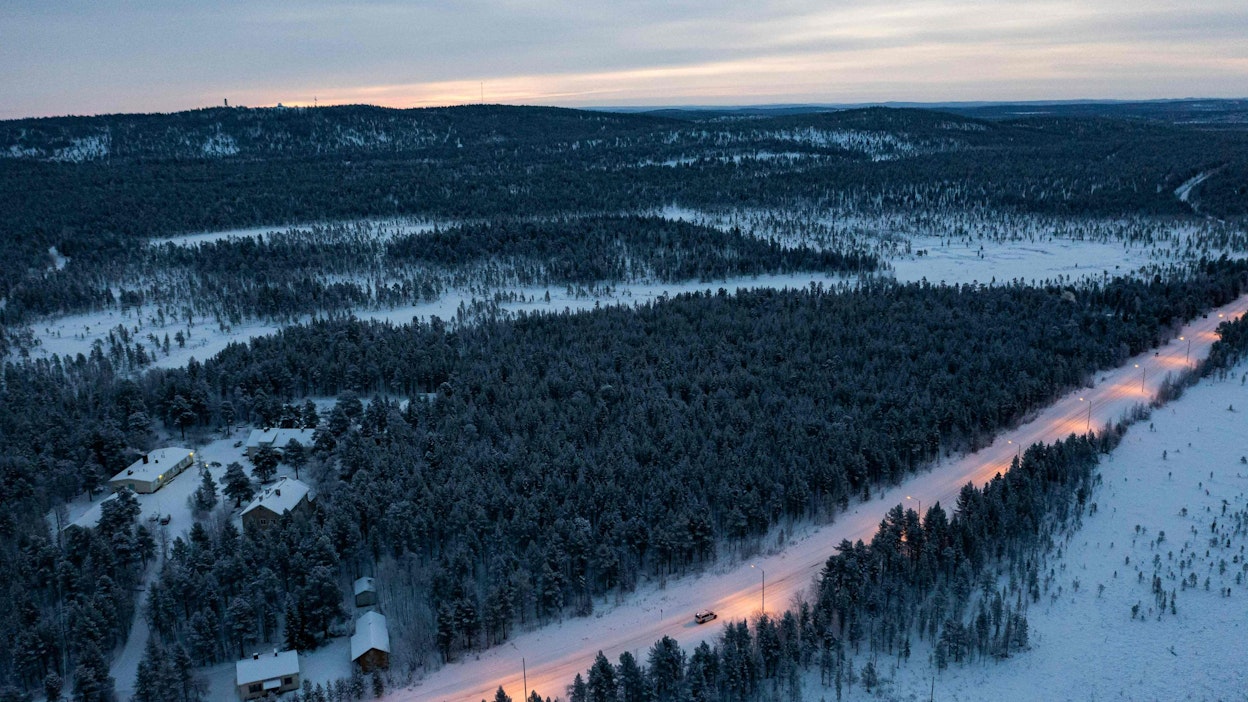 Aurinko nousee seuraavan kerran Utsjoella pian tammikuun puolivälin jälkeen. LEHTIKUVA/AFP.