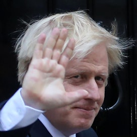 Pääministeri Boris Johnson on toistuvasti sanonut, että Britannia lähtee EU:sta lokakuun lopussa joko sopimuksen kanssa tai ilman.  LEHTIKUVA/AFP