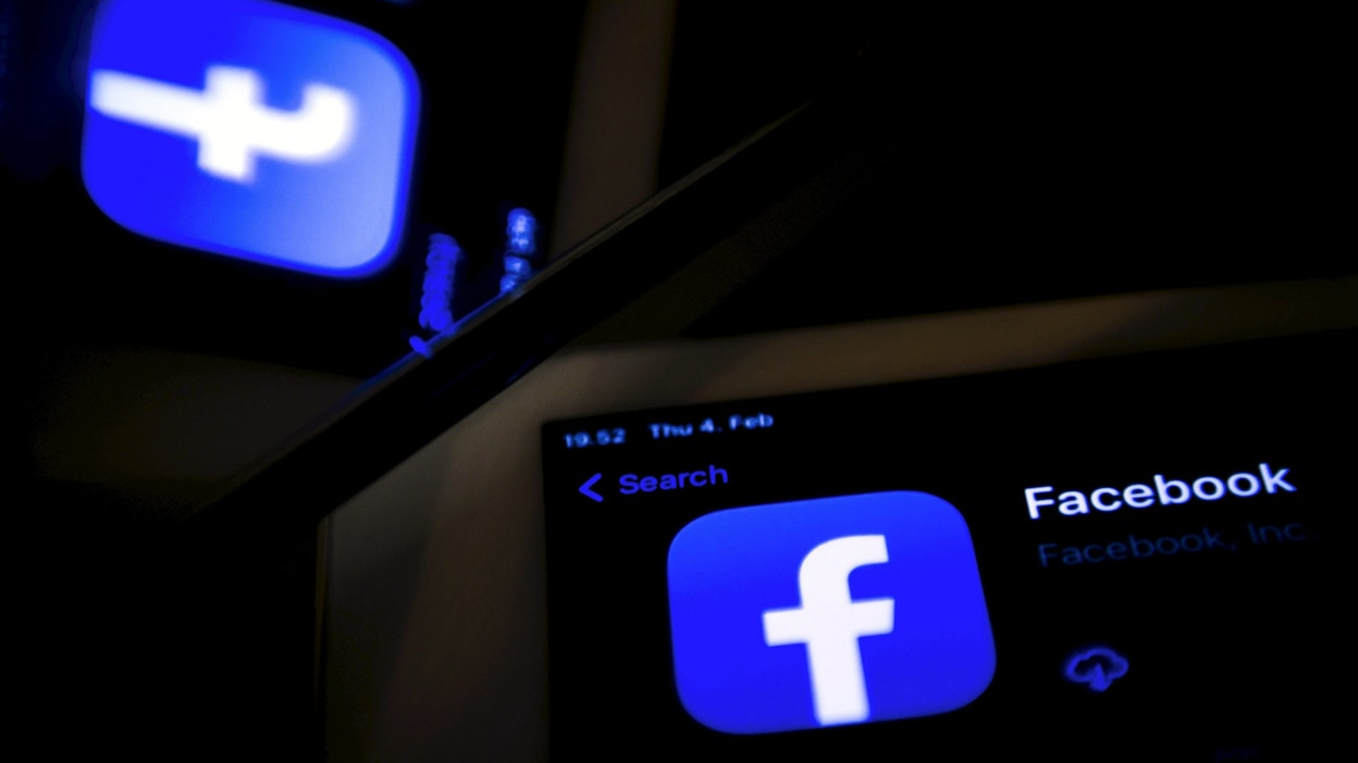 Kyberturvallisuuskeskuksen mukaan Facebook-tilimurtojen ja murtojen yritysten ilmoitusten määrä on ollut kasvussa. LEHTIKUVA / EMMI KORHONEN. 