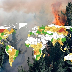 Metsäpalojen riskin pelätään kasvavan uusilla alueilla. Palojen määrä on kasvanut ainakin pohjoisemmilla leveysasteilla.