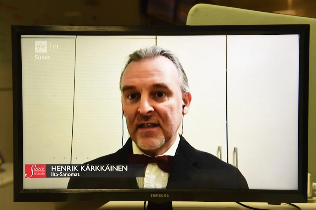 Suuren journalistipalkinnon saajat julkistettiin etäyhteyksin suorassa tv-lähetyksessä.