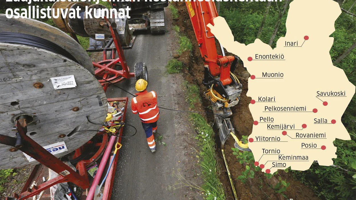 Valokuituverkon rakentamisen kannattavuutta selvitetään Lapissa 15 kunnan alueella. Valokuituverkon takaisinmaksuaika on tyypillisesti 20–30 vuotta.