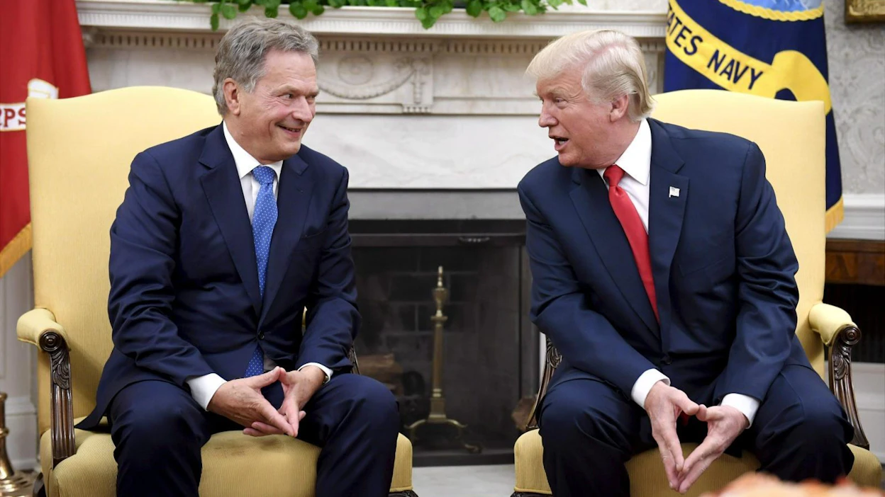 Presidentti Sauli Niinistö tekee työvierailun Yhdysvaltoihin ja tapaa Yhdysvaltain presidentin Donald Trumpin 2. lokakuuta Washingtonissa. Kuva: Lehtikuva / Antti Aimo-Koivisto