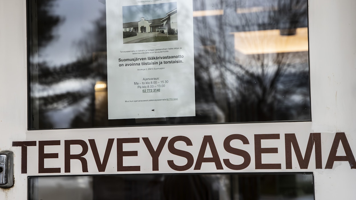 Terveysasema. Kuvituskuva.