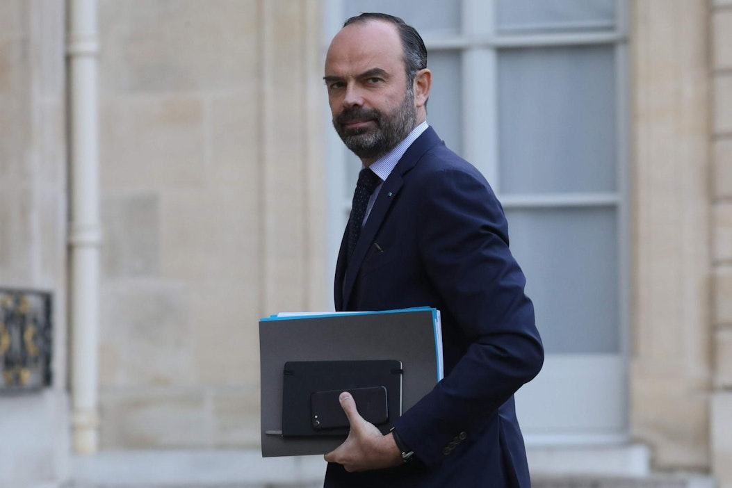Edouard Philippe ehti toimia Ranskan pääministerinä kolmen vuoden ajan. LEHTIKUVA/AFP