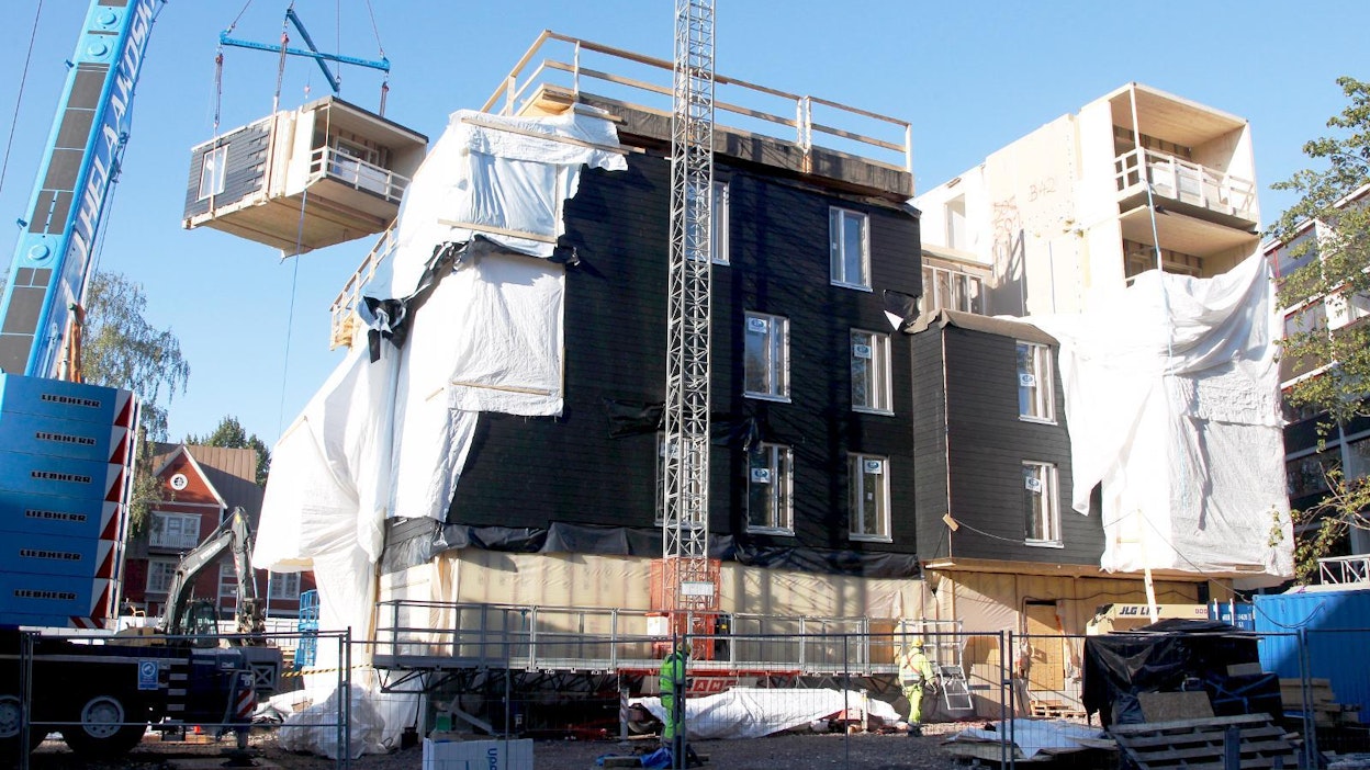 Rakentaminen jatkoi kasvuaan myös tammi-maaliskuussa.