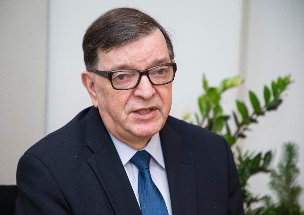 Paavo Väyrynen oli kansanliikkeen ehdokkaana presidentinvaaleissa.