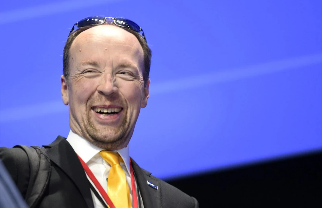 Halla-ahon perussuomalaiset on hallinnut gallupeita keväästä lähtien. Lehtikuva / Martti Kainulainen