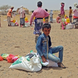 Sota on johtanut Jemenissä valtavaan humanitaariseen kriisiin.