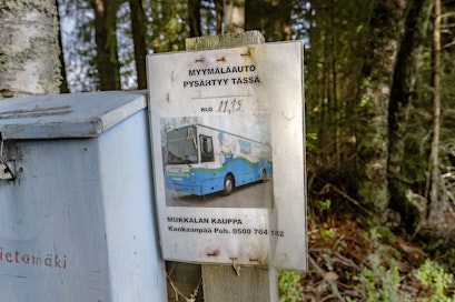 Maaseudun hiljentyminen on yksi syy Mukkalan kauppa-auton liikennöinnin lopettamiseen. 