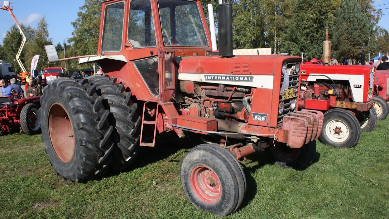 International 826 -traktoria valmistettiin vuosina 1969–71, Rock Island, Illinois, USA.